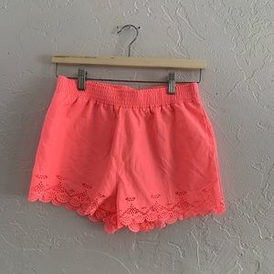 Girls Pink Swim Shorts. Size XL (14-16)
